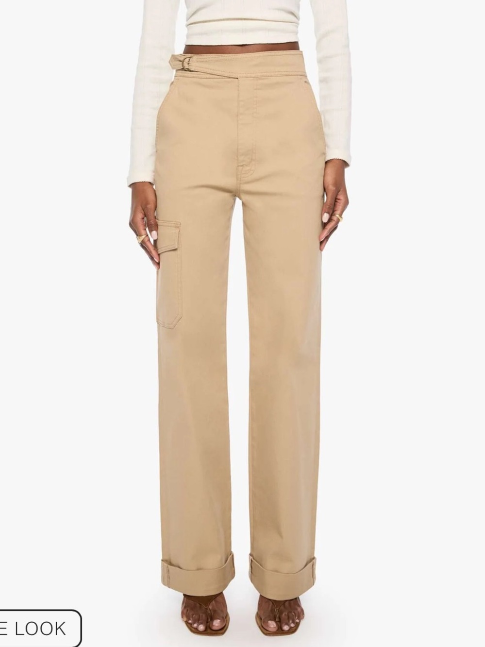 Mother The Prep Tune Up Cargo Sneak Cuff